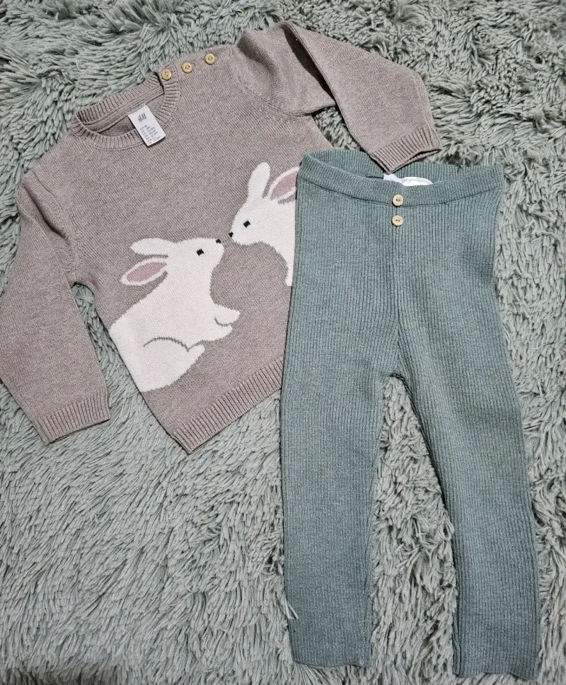 Conjunto infantil suéter y pantalón - 1