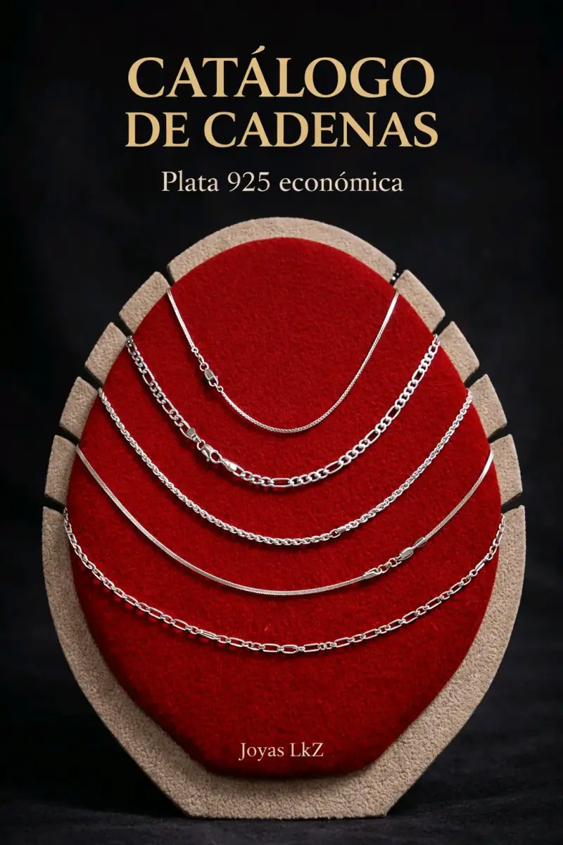 Cadenas de plata 925 económicas - 1