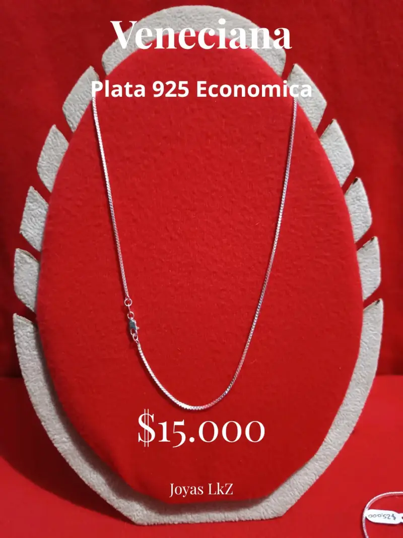 Cadenas de plata 925 económicas - 2