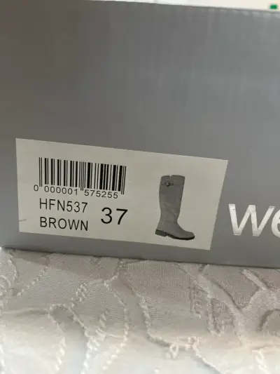 Botas altas marrones con hebilla - miniatura 2