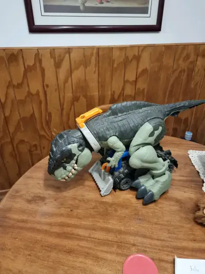 Dinosaurio mattel giganontosaurus colosal - miniatura 1