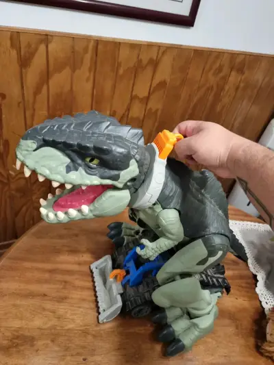 Dinosaurio mattel giganontosaurus colosal - miniatura 2