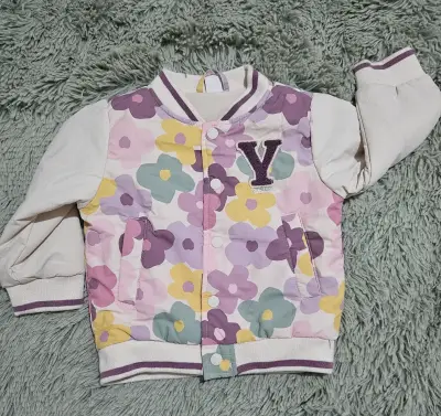 Chaqueta infantil floral - miniatura 1