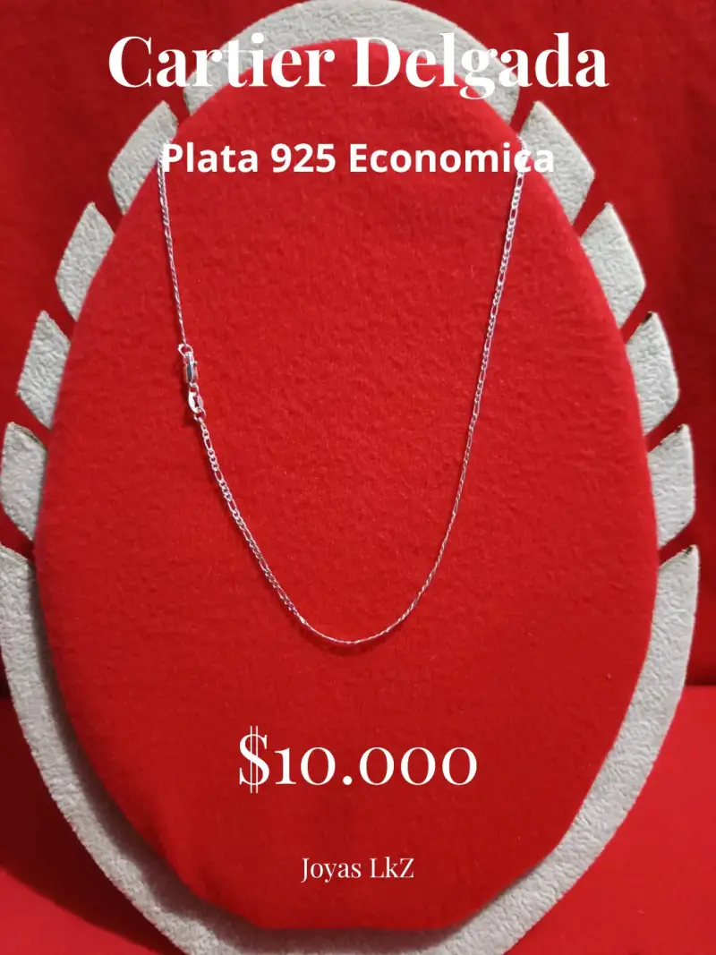 Cadenas de Plata 925 Económica - 4