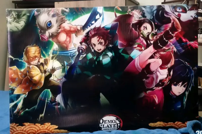 Lienzo Demon Slayer animado