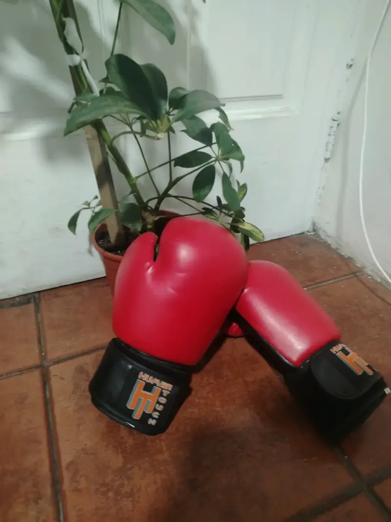Guantes de boxeo rojos - 1