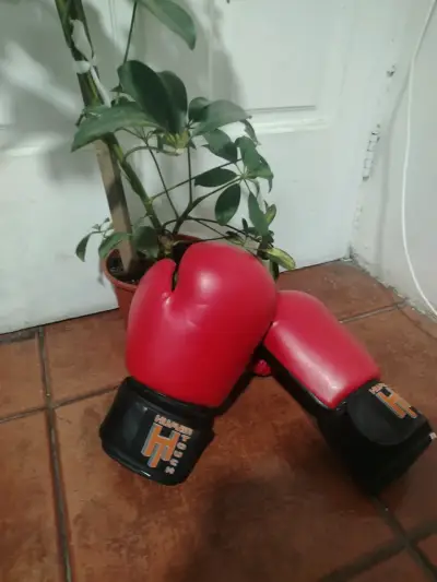 Guantes de boxeo rojos - miniatura 1