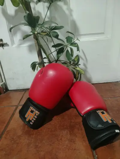Guantes de boxeo rojos - miniatura 2
