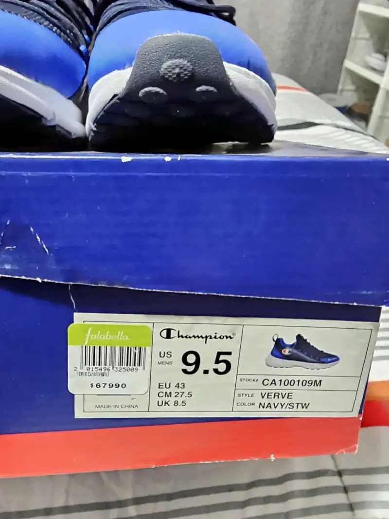 Zapatillas azul Champion. - 5