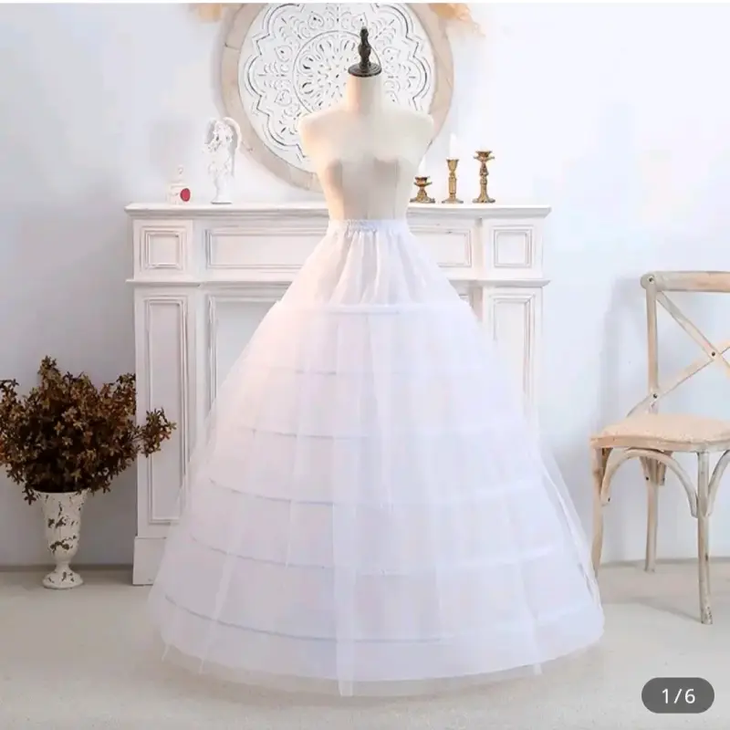 Vestido de novia blanco elegante más falso - 3