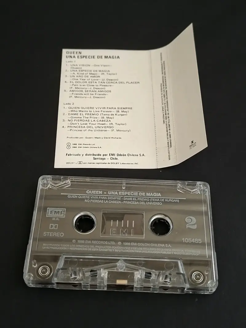 Cassette de Queen Una especie de magia - 3