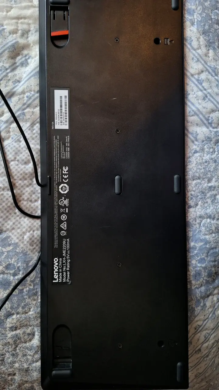 Teclado Lenovo USB negro - 2