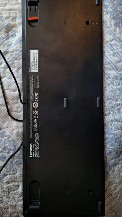 Teclado Lenovo USB negro - miniatura 2