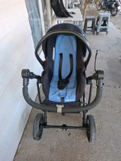 Coche para bebé color azul - miniatura 1