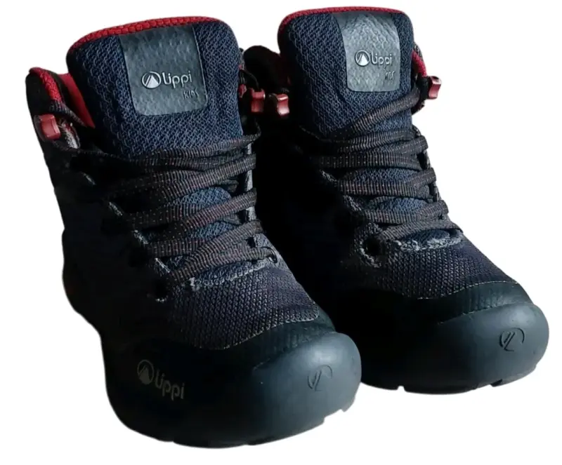 Botas trekking negras y rojas lippi - 2
