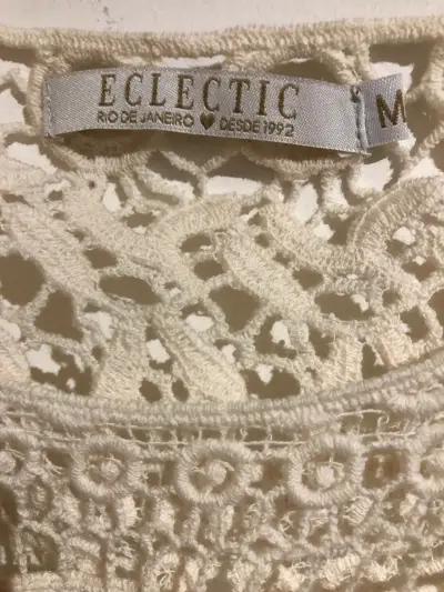Blusa encaje beige - miniatura 2