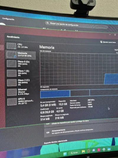 Set de PC gamer completo RTX 4060 - INTEL I5 12TH - miniatura 2