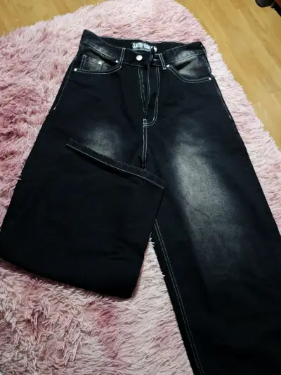 Jeans Baggy Negros - miniatura 4