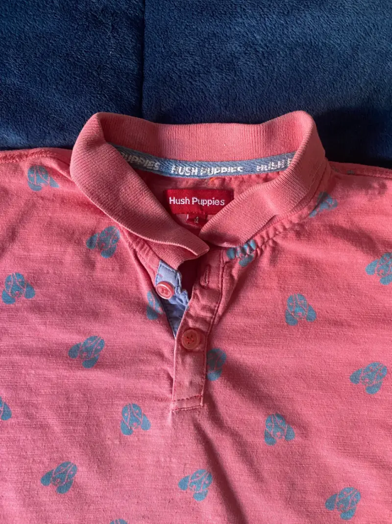 Polera polo roja para niño H&M - 2