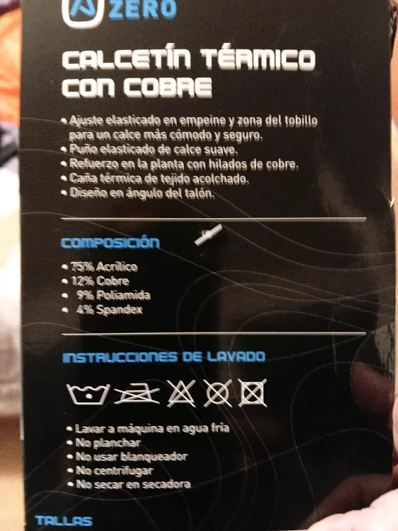 Calcetines térmicos con cobre - 2