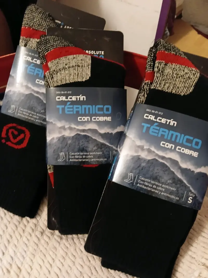 Calcetines térmicos con cobre - 3