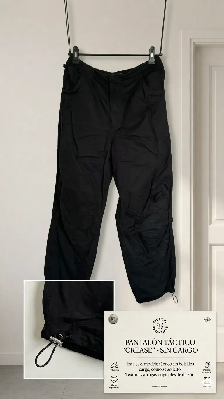 Pantalón táctico negro