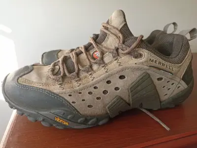 Zapatos de trekking Merrell beige - miniatura 2