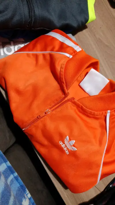 Polerón Adidas naranja original - miniatura 1