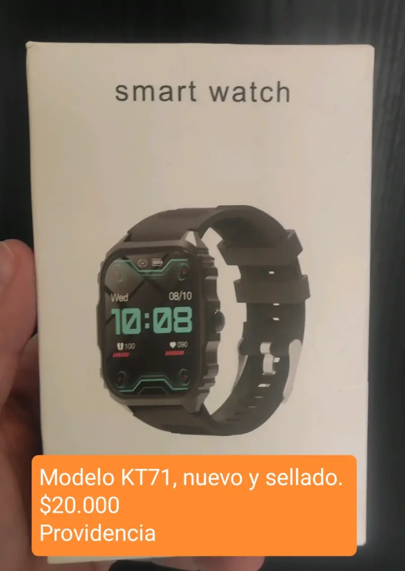Smartwatch modelo KT71 nuevo