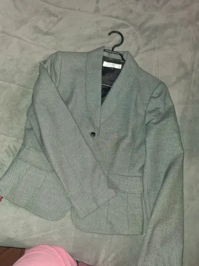 Blazer gris para mujer - miniatura 1