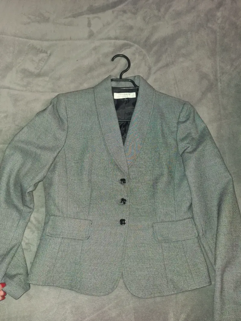 Blazer gris para mujer - 2