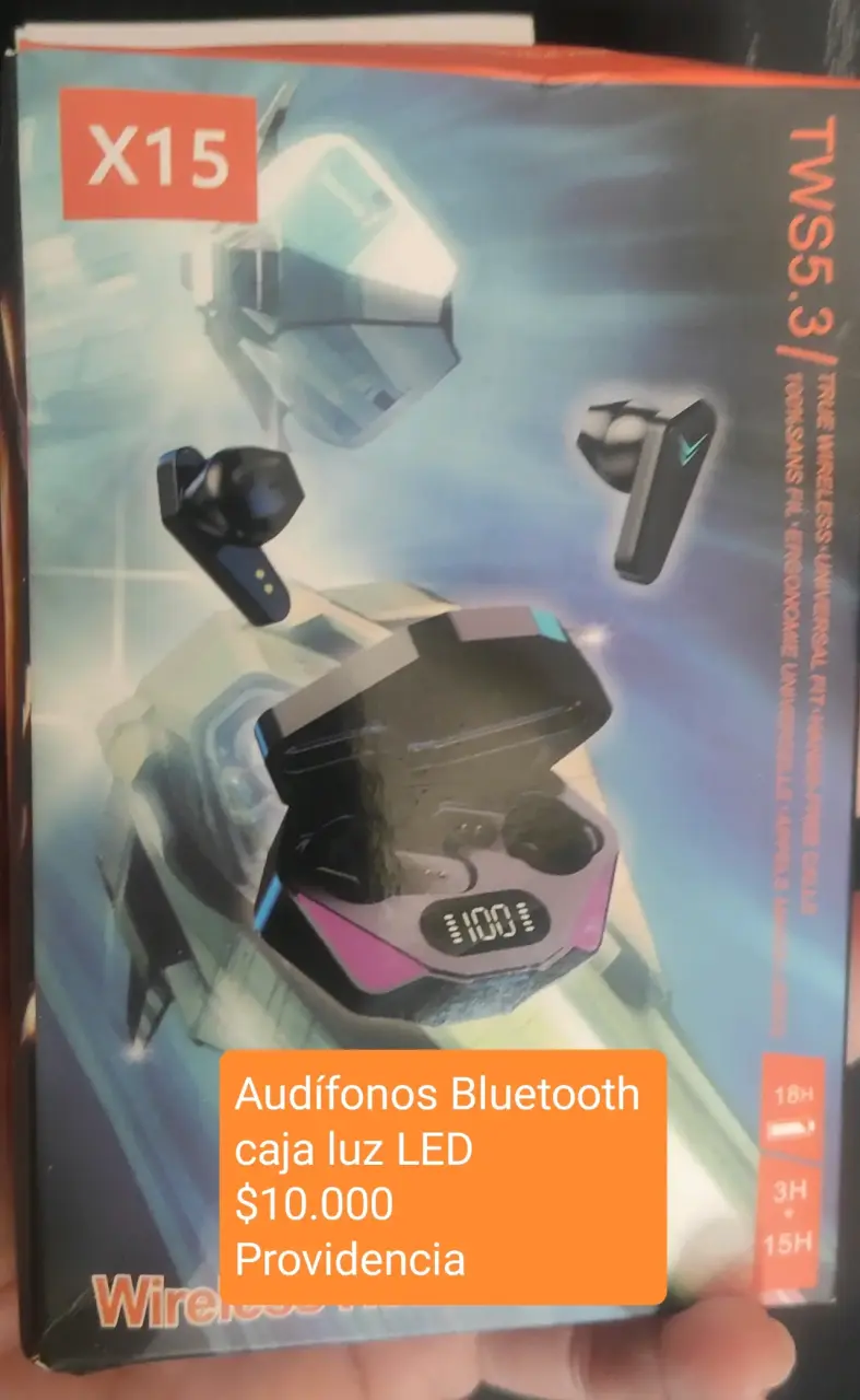 Audífonos Bluetooth LED X15