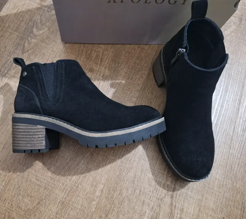 Botines negros de gamuza Apology - 4