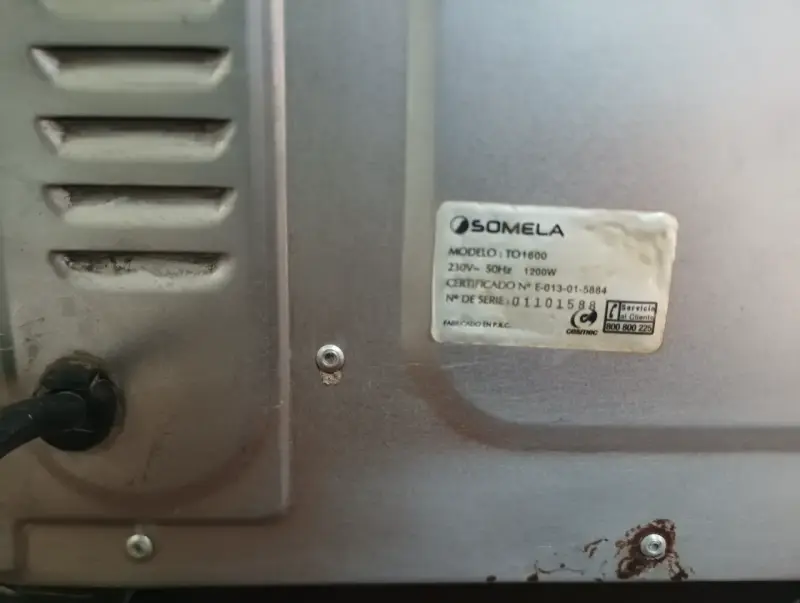 Horno Eléctrico Somela TO1600 - 3