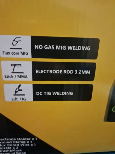 Soldadora multifunción MIG/electrodo/TIG - miniatura 1
