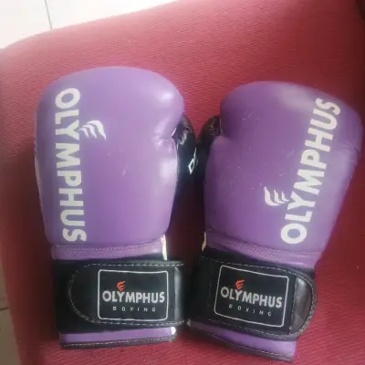 Guantes de boxeo Olympus morados - miniatura 1