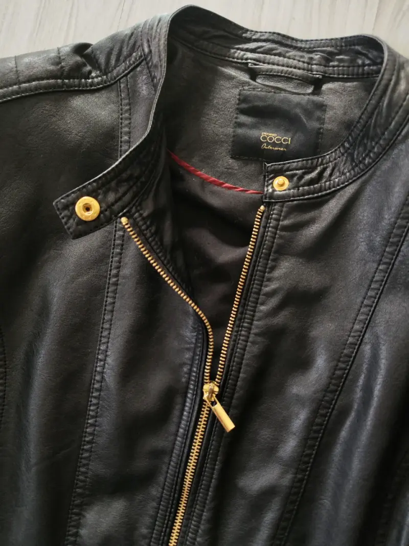Chaqueta Mujer COCCI Cazadora Negra Original M - 3