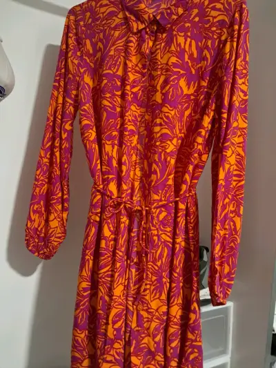 Vestido largo estampado floral - miniatura 1