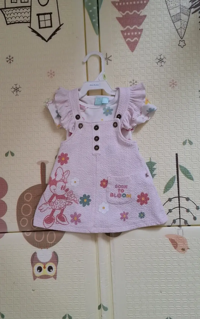 Vestido jumper Disney rosado - 1