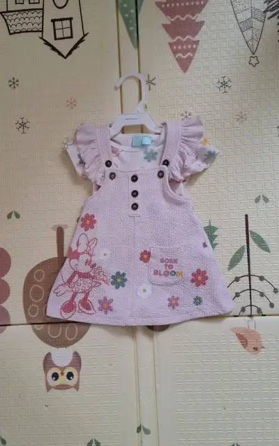 Vestido jumper Disney rosado - miniatura 1