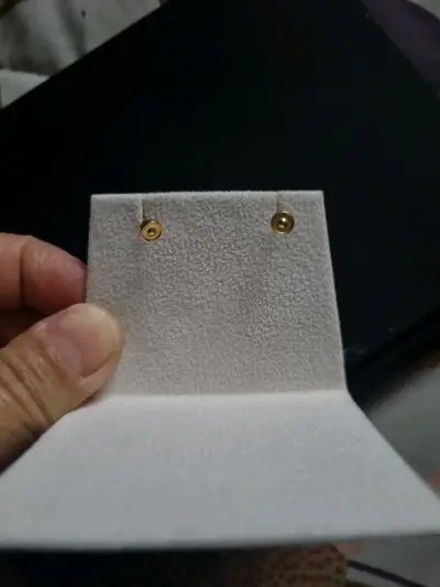 Aros perla rosada Recién nacido - miniatura 3