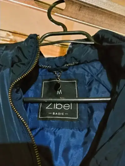 Parka azul con capucha - miniatura 2