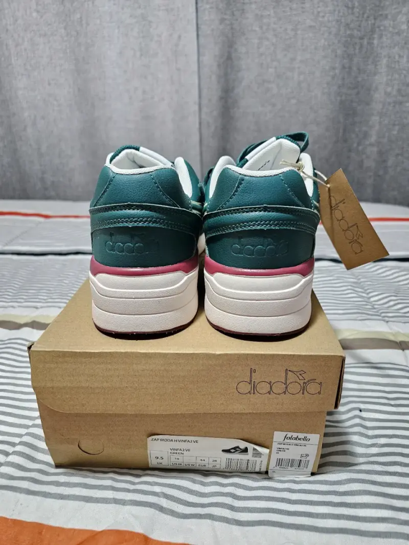 Zapatillas Diadora Verde. - 1