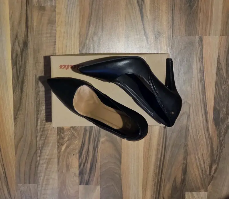 Zapatos de taco alto negros - 2