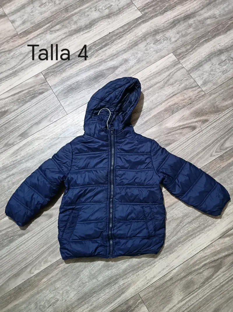 Chaqueta azul talla 4 para niño