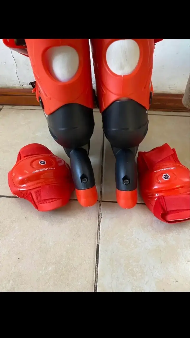 Patines en línea Oxford rojo y blanco - 3