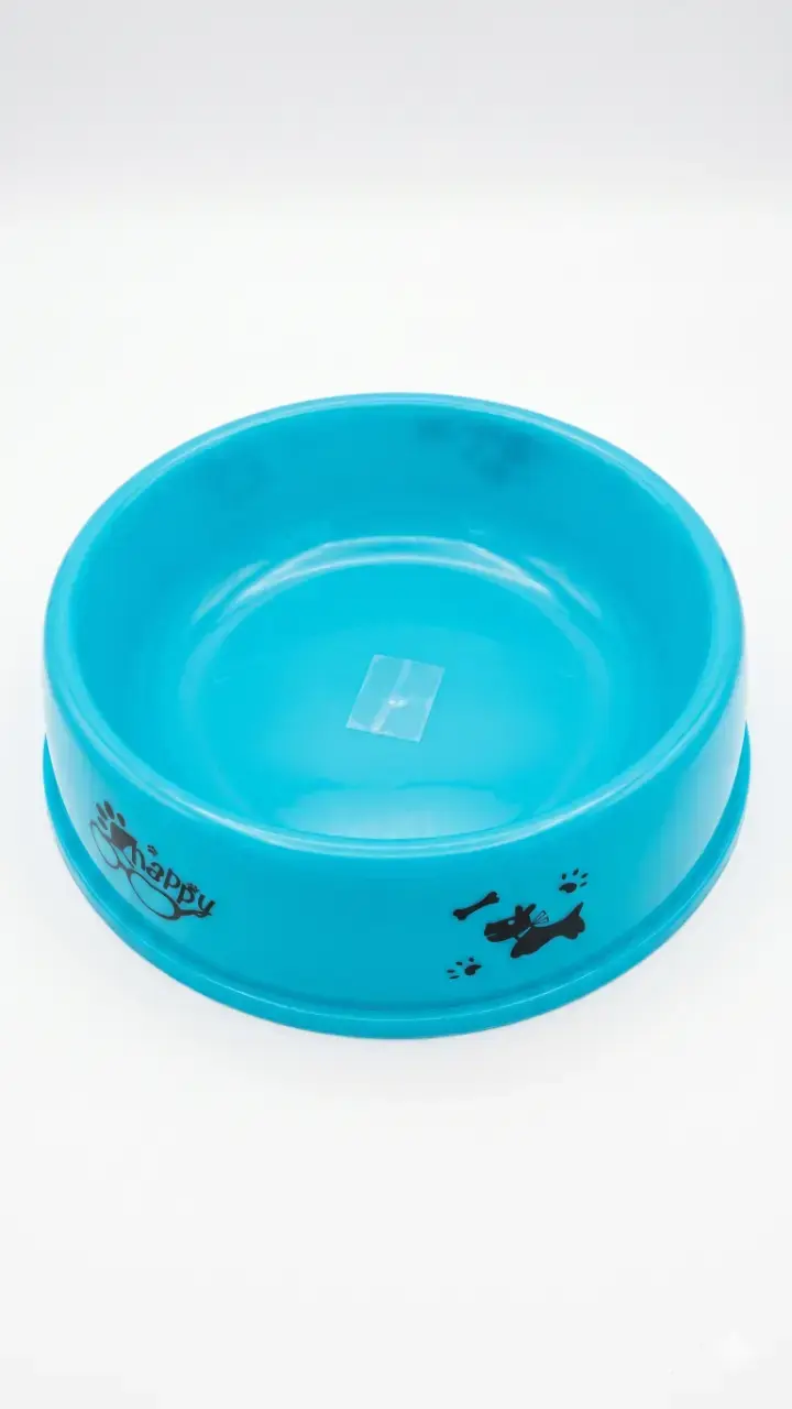 Plato azul para mascotas - 1