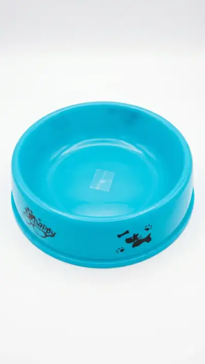 Plato azul para mascotas - miniatura 1