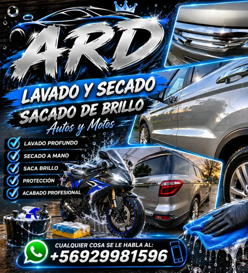 Servicio de Lavado y Secado de Autos - 1