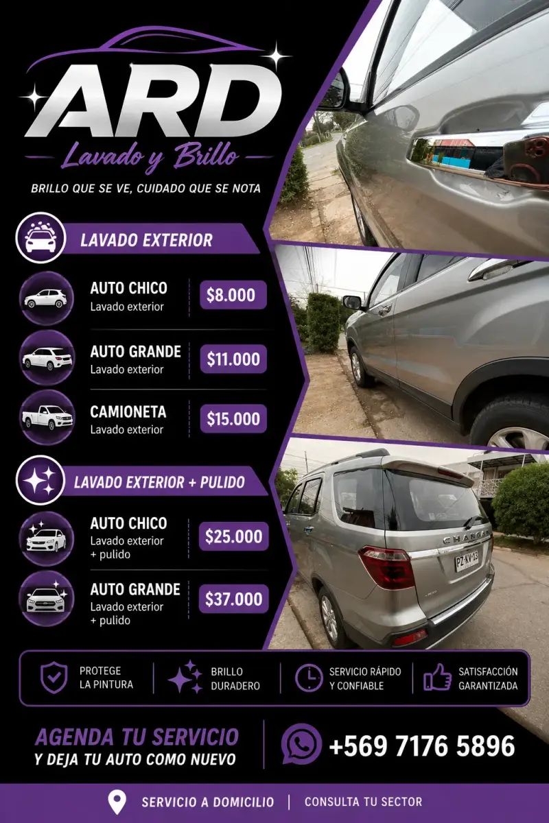Servicio de Lavado y Secado de Autos - 2